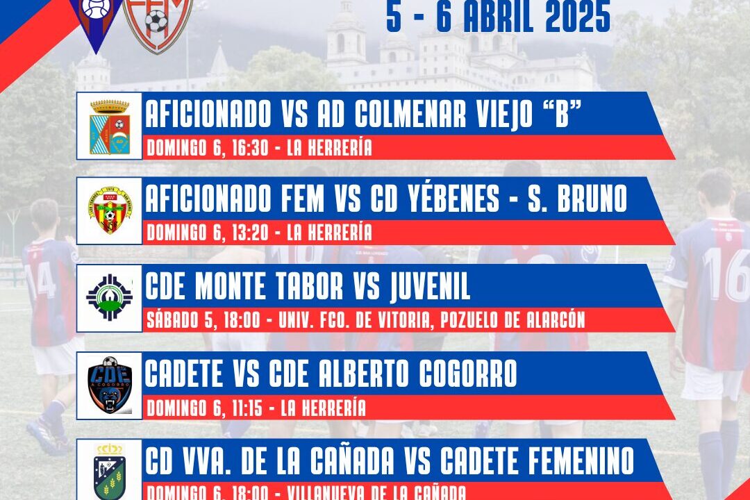 CALENDARIO 5-6 DE ABRIL